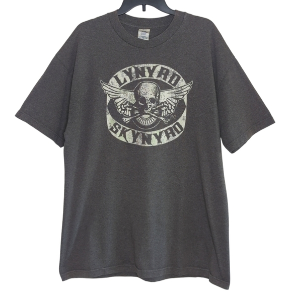 Alstyle Apparel & Activewear Lynyrd Skynyrd Gray Short Sleeve Band Tee Size XL - Picture 7 of 7